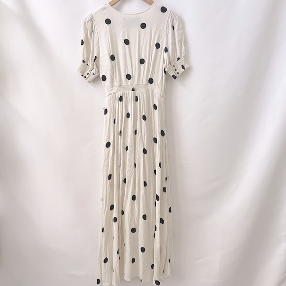 Anthropologie Breanna Wrap Polka Dot Dress - Picture 12 of 13